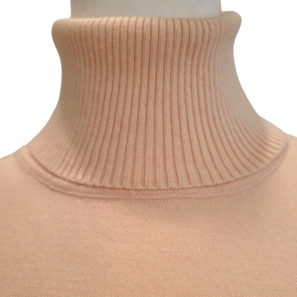 Pretty in Blush Lightweight Layering Ribbed Turtleneck - Picture 5 of 12